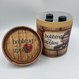 Philosophy Bobbing For Apples Gift Set Shower Gel Shampoo Bubble Bath 3 Bottles